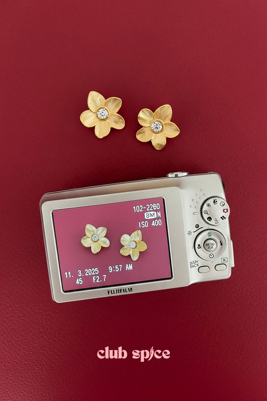 Edelstahl-Ohrstecker mit Blumenmuster, schlichte und alltagstaugliche Serie, Damenschmuck