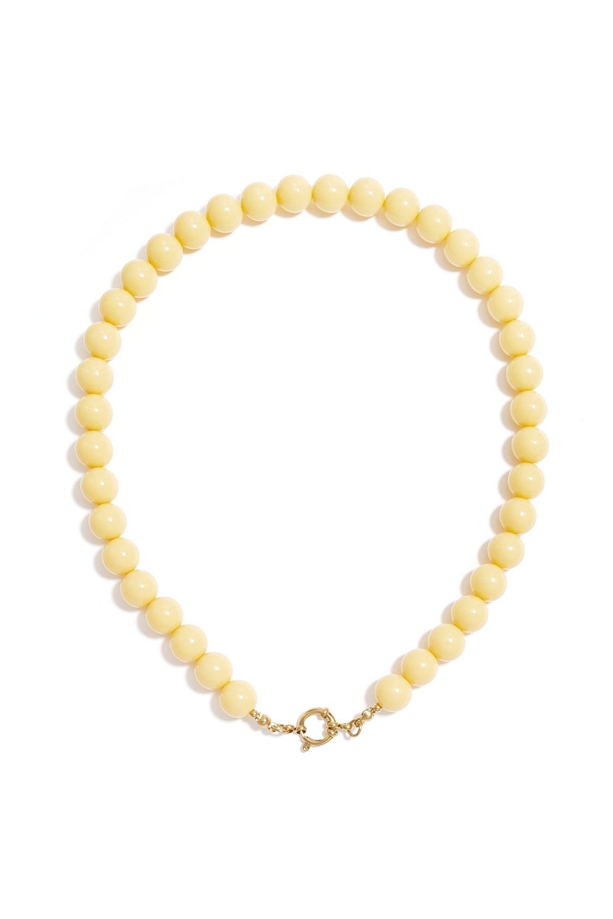 Halskette mit Perlen und Vorderverschluss