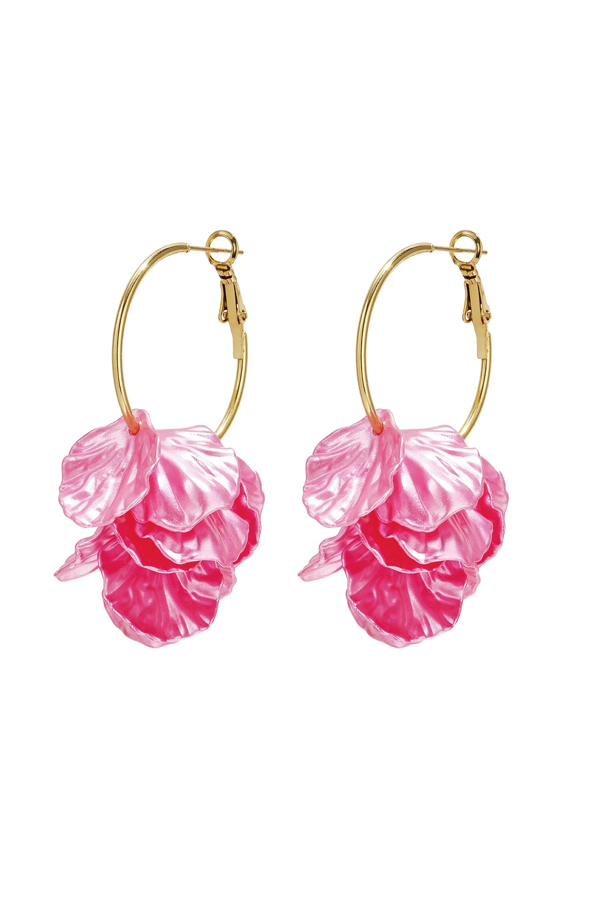 Creolen mit Perlmuttblättern