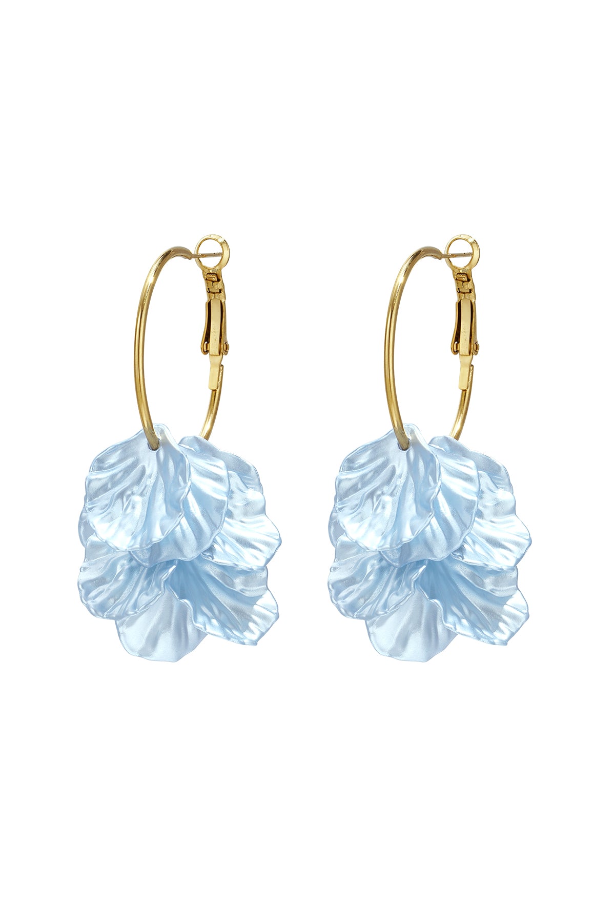 Creolen mit Perlmuttblättern